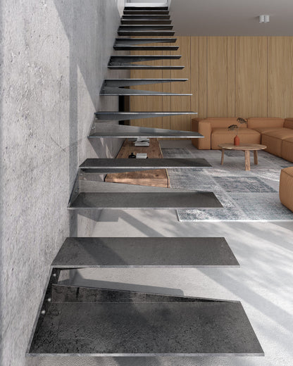 Treppenstufe Schwebetreppe Kragarmtreppe Stahltreppe