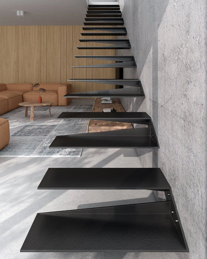 Treppenstufe Schwebetreppe Kragarmtreppe Stahltreppe