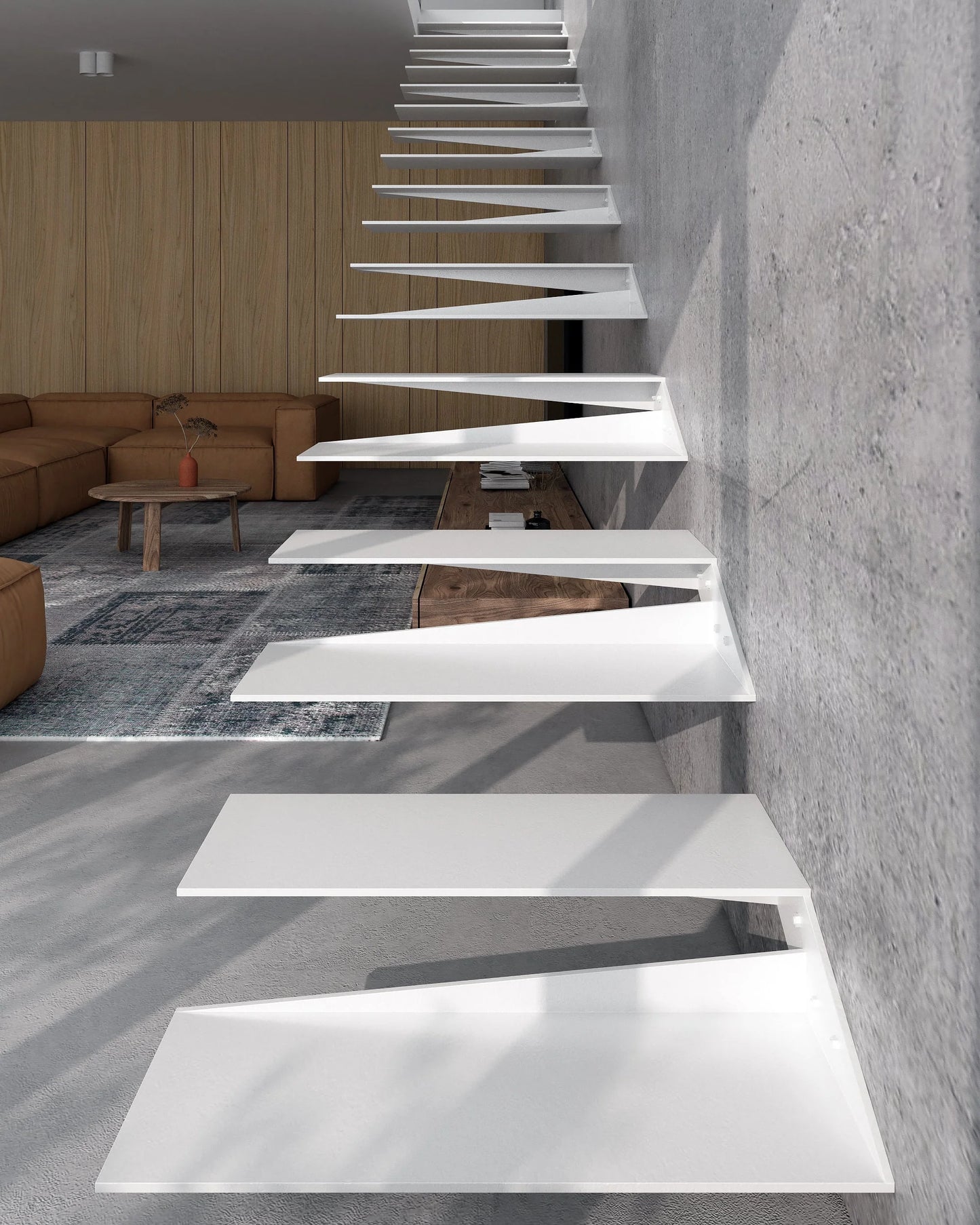 Treppenstufe Schwebetreppe Kragarmtreppe Stahltreppe