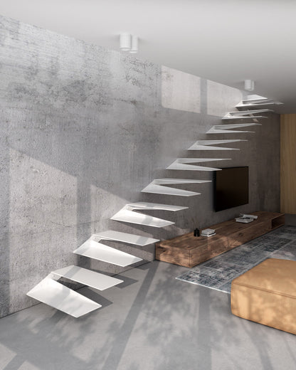 Treppenstufe Schwebetreppe Kragarmtreppe Stahltreppe