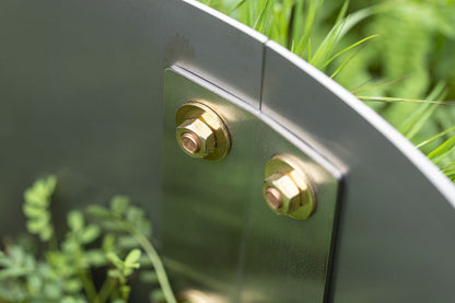 Baumring aus Cortenstahl